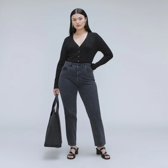 🖤 Everlane The Curvy ’90s Cheeky Straight Jean | Women’s 33 Ankle ✨ - Picture 2 of 9